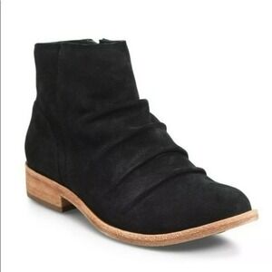 Kork-Ease Giba Ankle Boots BLACK Suede Size 6.5